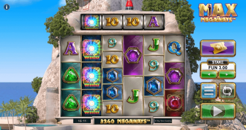 Max Megaways slot symbols