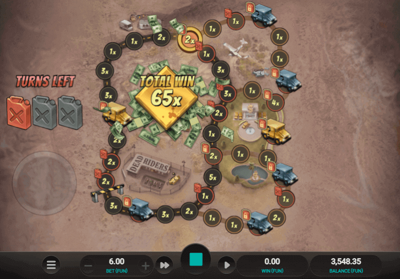 Dead Riders Trail bonus game