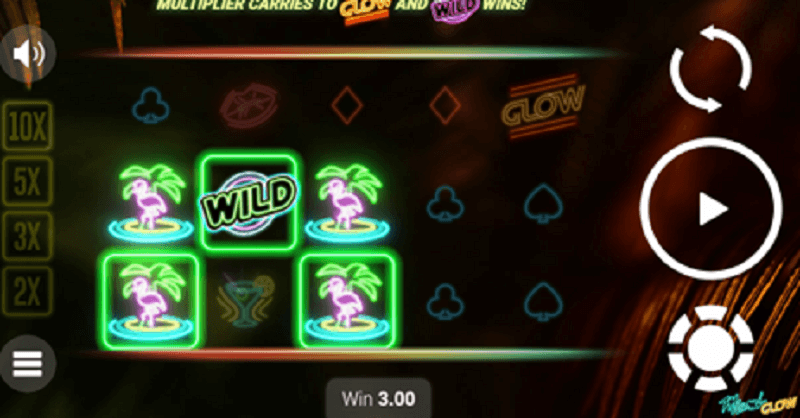 Miami Glow slot by Snowborn Games