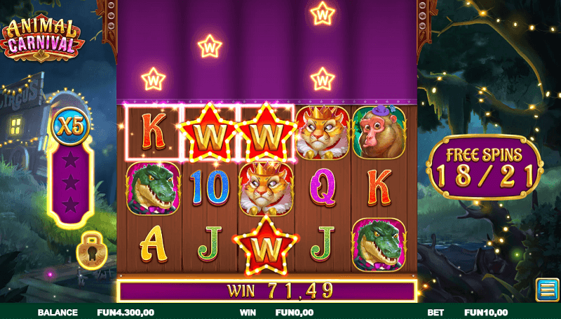 Animal Carnival symbols