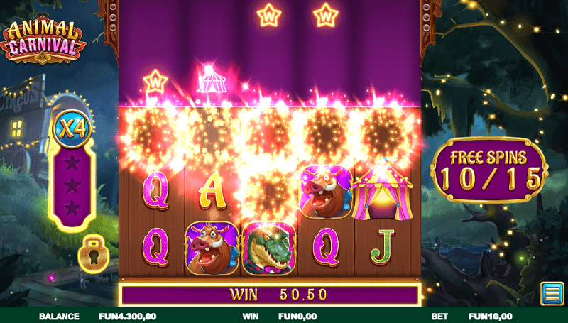 Animal Carnival free spins