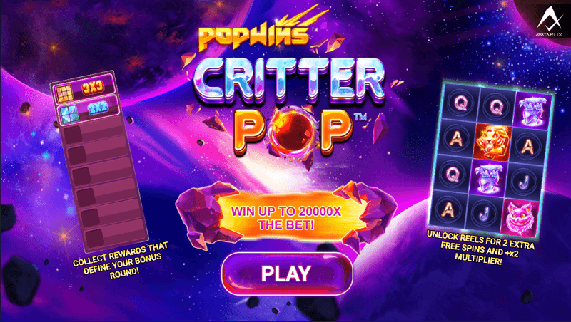 Critter Pop slot game