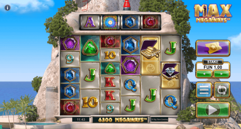 Max Megaways slot layout