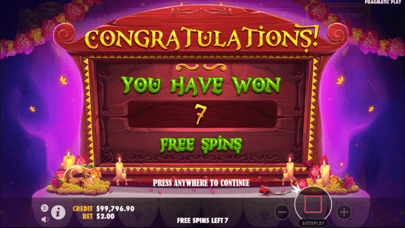 Muertos Multiplier Megaways free spins