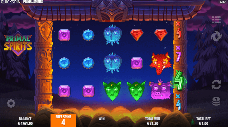 Primal Spirits free spins
