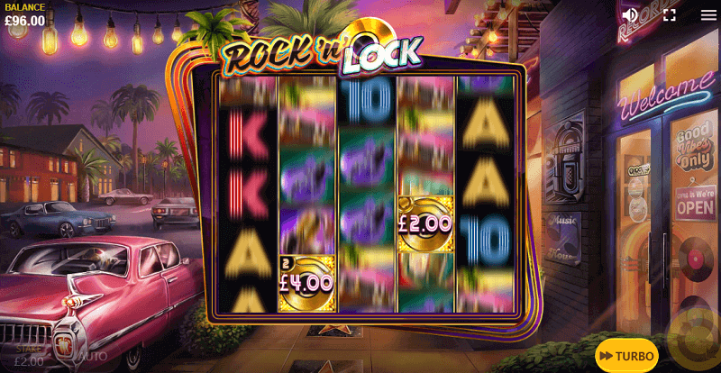 Rock 'N' Lock slot symbols