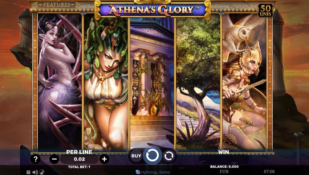 Athenas Glory Main Screen