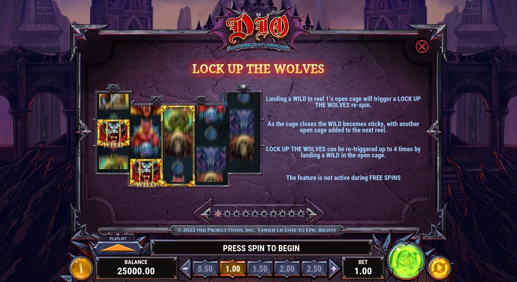Dio Killing the Dragon Wolf Lockup Feature