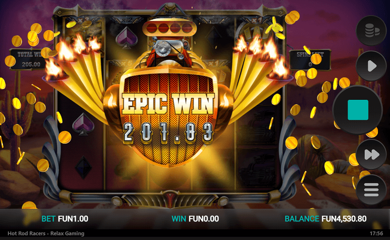 Hot Rod Racers slot Epic Win
