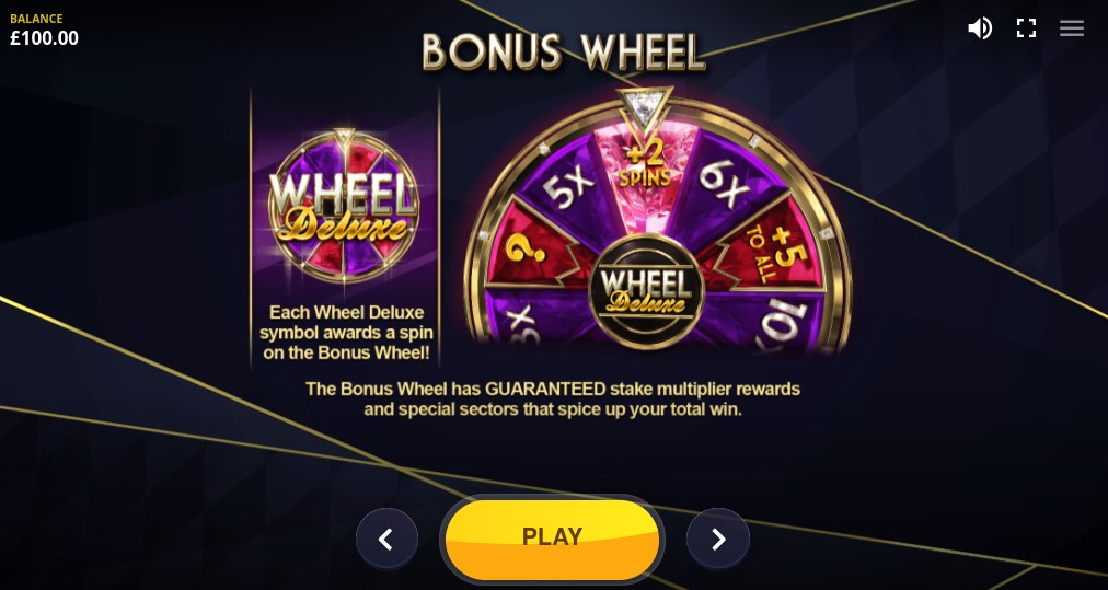 Mystery Reels Deluxe Bonus Wheel