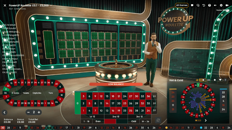 Power Up Roulette rules and how to win