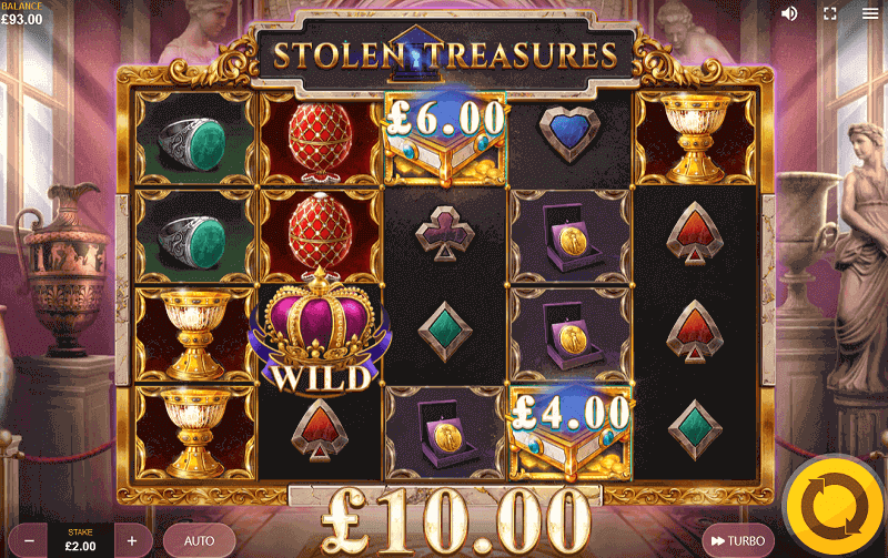 Stolen treasures slot symbols