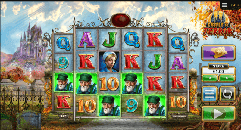 Castle Of Terror slot symbols