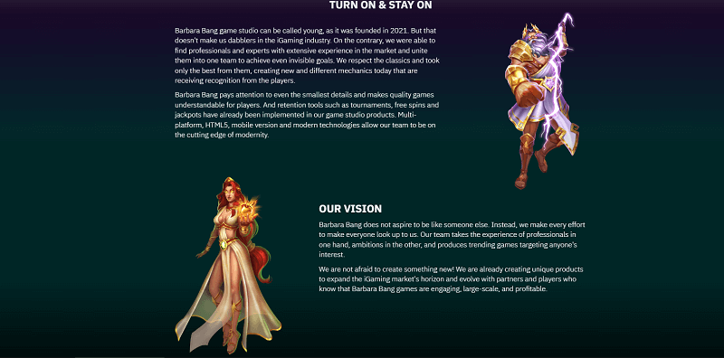 Barbara Bang Games casino software