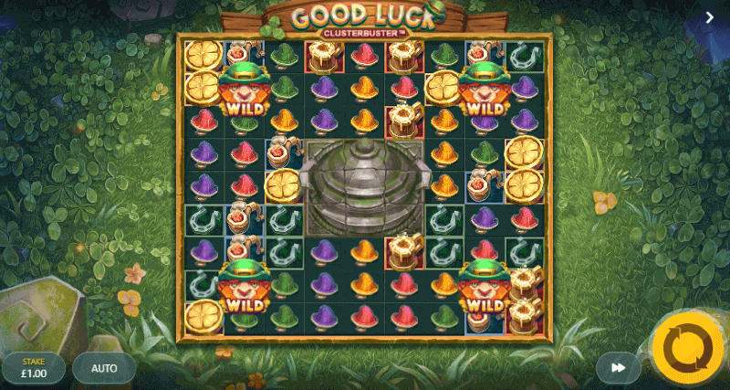 Good Luck Clusterbuster slot layout