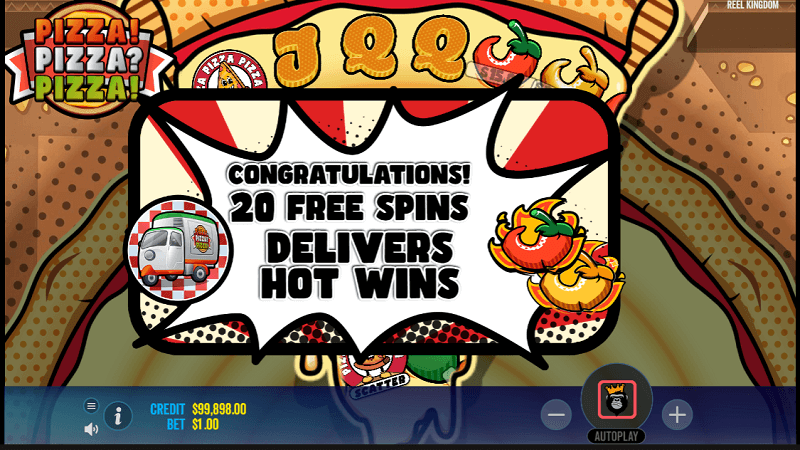 Pizza, Pizza, Pizza free spins