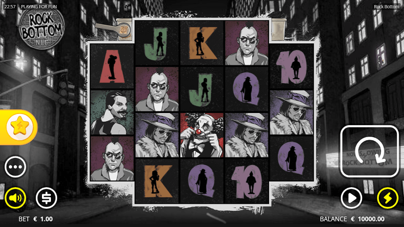 Rock Bottom slot layout