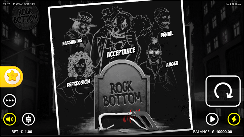 Rock Bottom slot stages of grief
