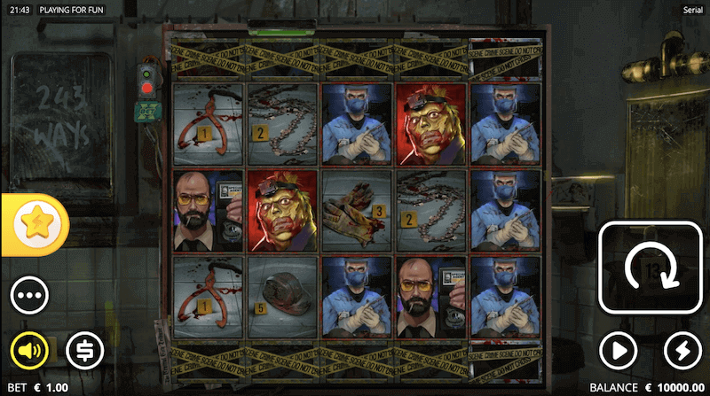 Serial slot layout