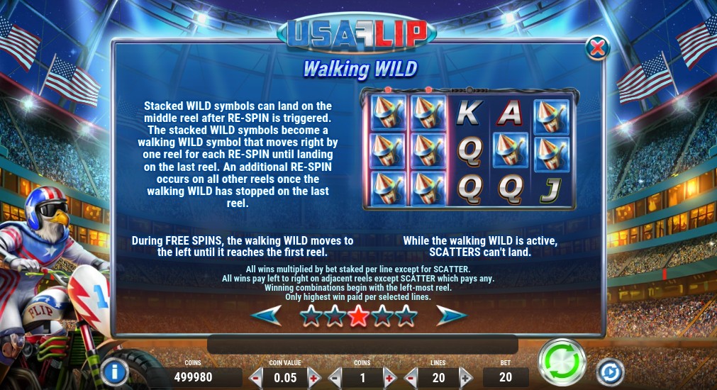 USA Flip Walking Wilds