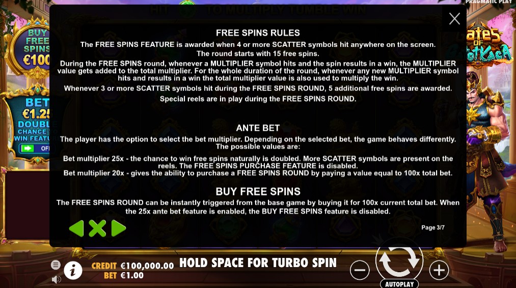 Gates of Gatot Kaca Free Spins