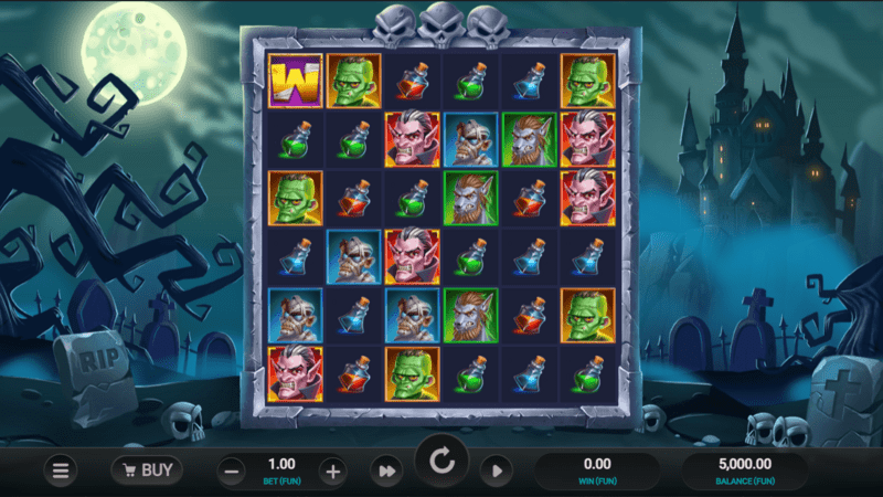 Horror Hotel slot layout