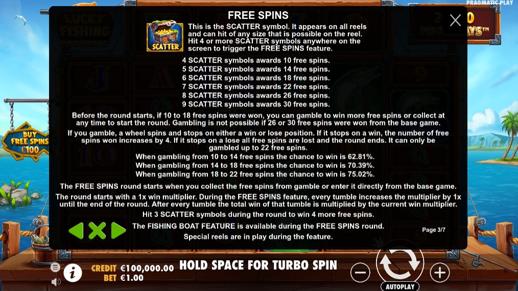 Lucky Fishing Megaways Free Spins