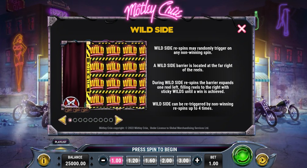 Motley Crue Wild Side