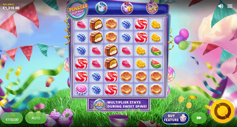 Pinatas & Ponies slot layout