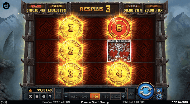 Power of Sun Svarog free spins