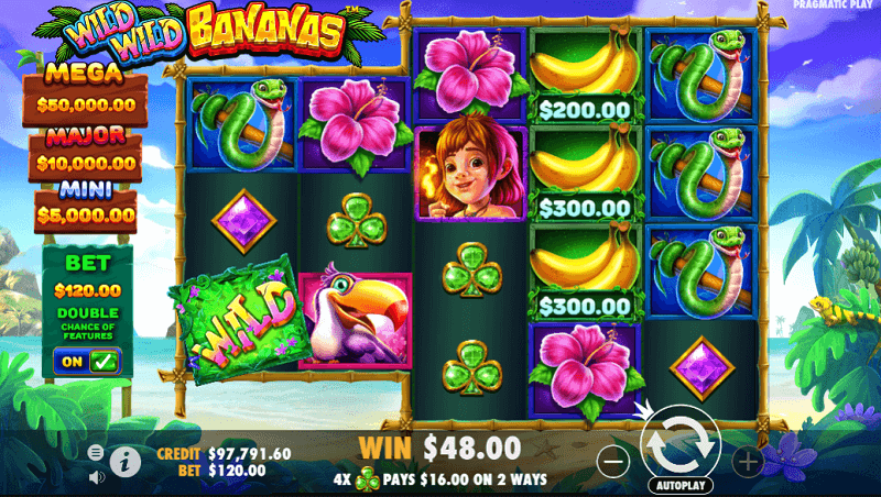 Wild Wild Bananas slot symbols