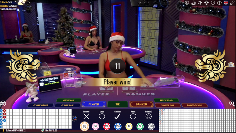 Vivo Aladdin Baccarat rules