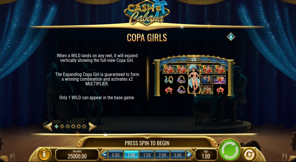Cash a Cabana Wild Symbols