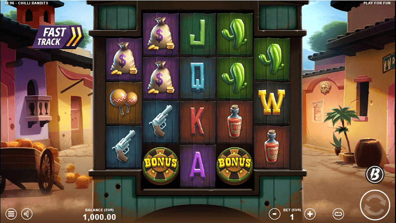Chilli Bandits slot layout