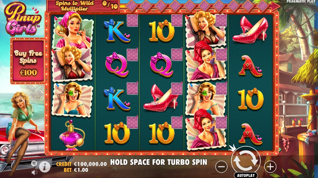 Pinup Girls Main Screen