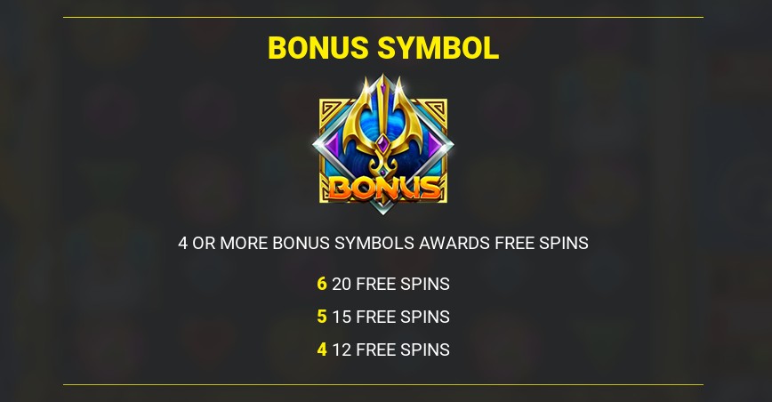 Rise of Atlantis Free Spins