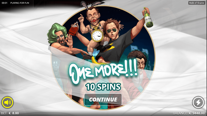 Walk Of Shame slot One More bonus